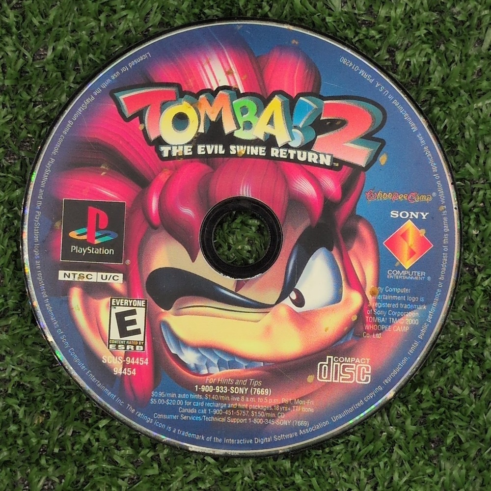 Tomba 2: The Evil Swine Return (Sony PlayStation 1 PS1 Disc Only Tested &  Works